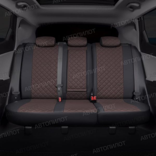 Чехлы Автопилот Экокожа Ромб на Москвич 3 (2022+) Чехлы Автопилот Экокожа Ромб на Москвич 3 (2022+)