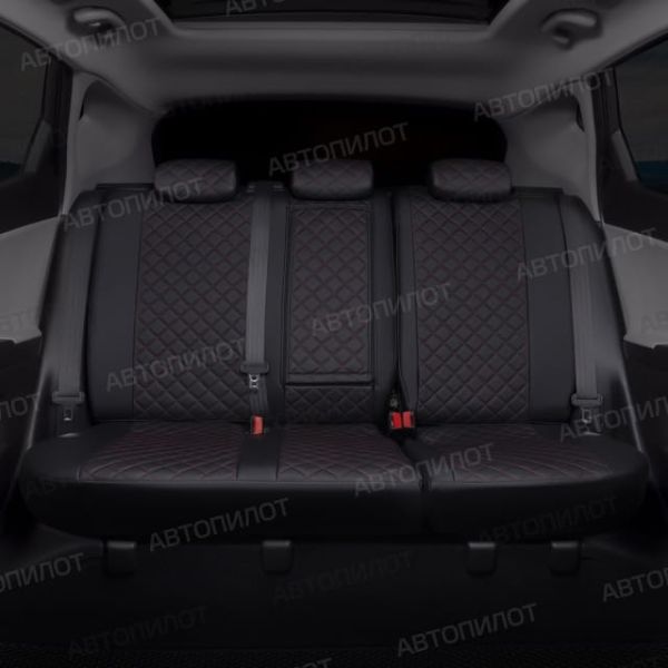 Чехлы Автопилот Экокожа Ромб на Москвич 3 (2022+) Чехлы Автопилот Экокожа Ромб на Москвич 3 (2022+)